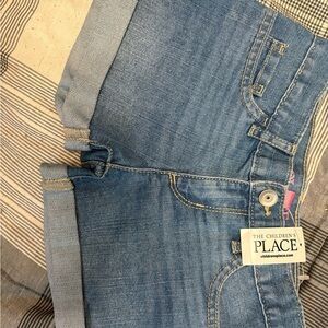 Childrens Place Denim girls shorts size 6